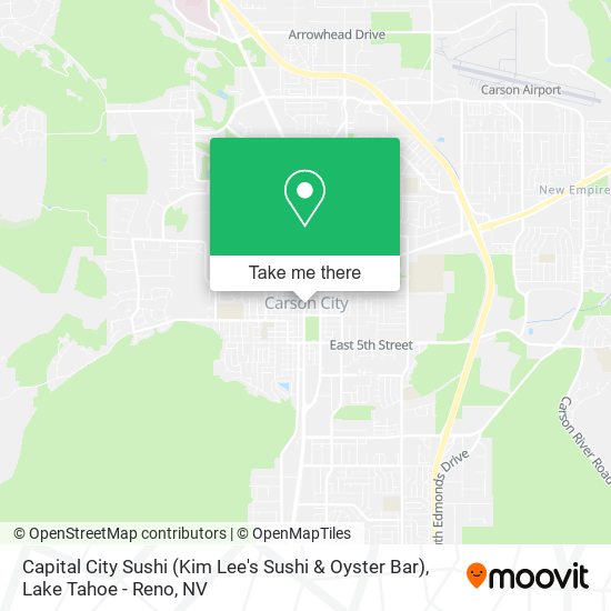 Capital City Sushi (Kim Lee's Sushi & Oyster Bar) map