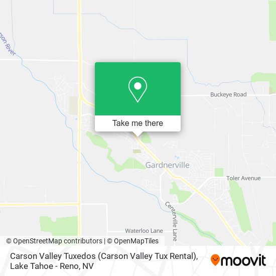 Carson Valley Tuxedos (Carson Valley Tux Rental) map