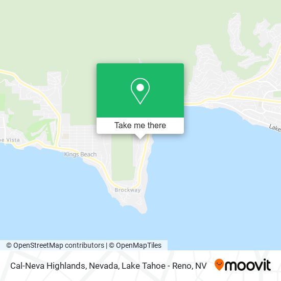 Cal-Neva Highlands, Nevada map