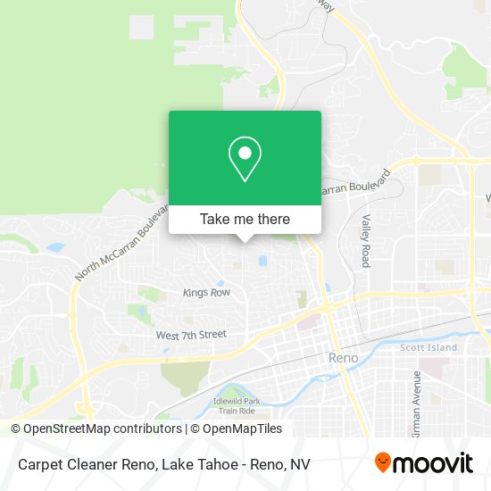 Carpet Cleaner Reno map