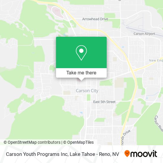 Carson Youth Programs Inc map