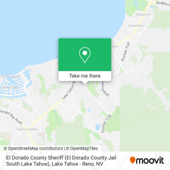 El Dorado County Sheriff (El Dorado County Jail South Lake Tahoe) map