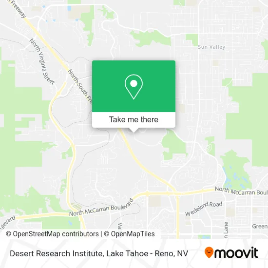 Desert Research Institute map