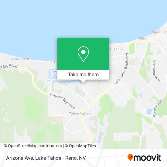 Arizona Ave map