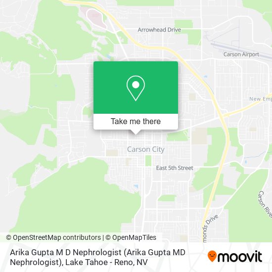 Arika Gupta M D Nephrologist (Arika Gupta MD Nephrologist) map