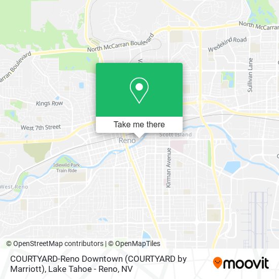 COURTYARD-Reno Downtown (COURTYARD by Marriott) map