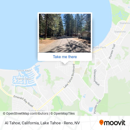 Al Tahoe, California map