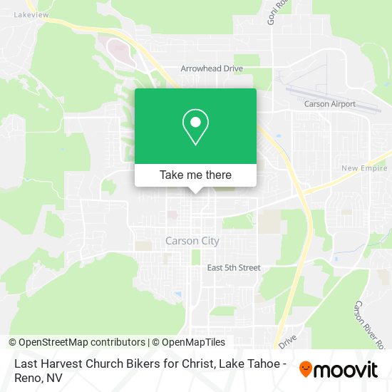 Last Harvest Church Bikers for Christ map