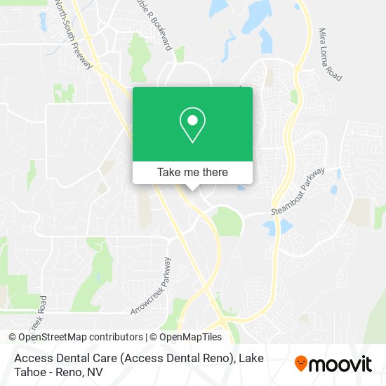 Access Dental Care (Access Dental Reno) map