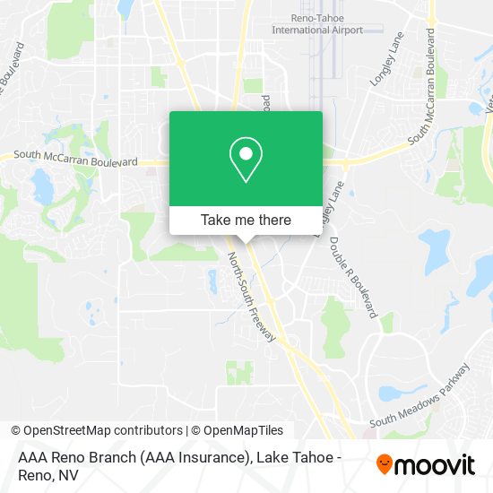 AAA Reno Branch (AAA Insurance) map