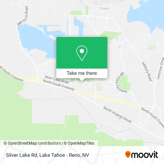Silver Lake Rd map