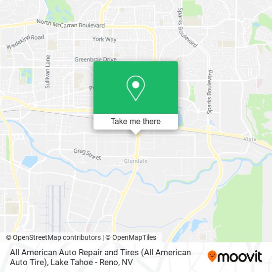All American Auto Repair and Tires (All American Auto Tire) map