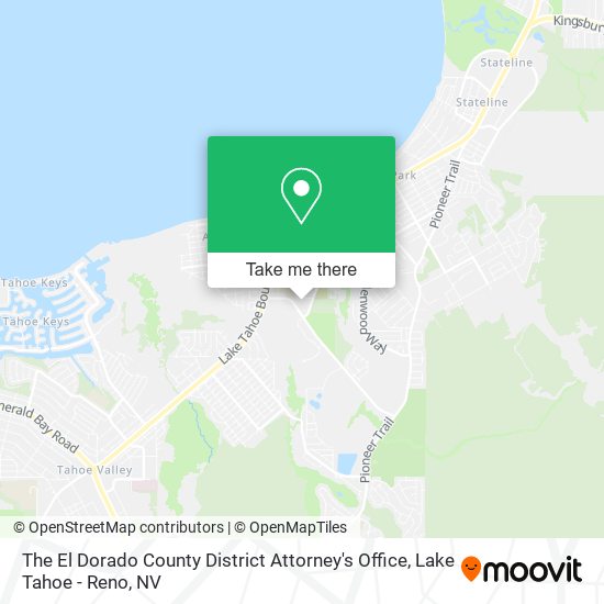 Mapa de The El Dorado County District Attorney's Office