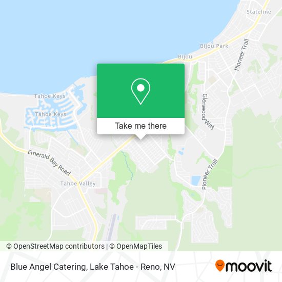 Blue Angel Catering map