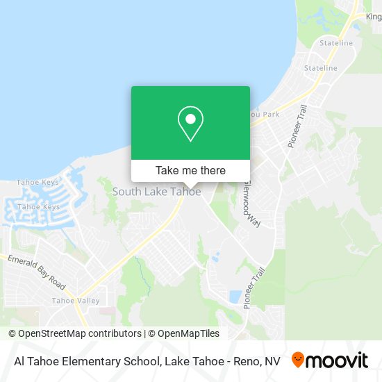 Al Tahoe Elementary School map