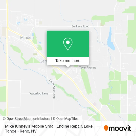 Mike Kinney's Mobile Small Engine Repair map