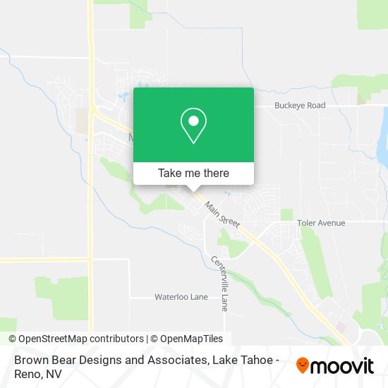 Brown Bear Designs and Associates map