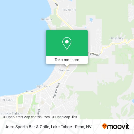 Joe's Sports Bar & Grille map