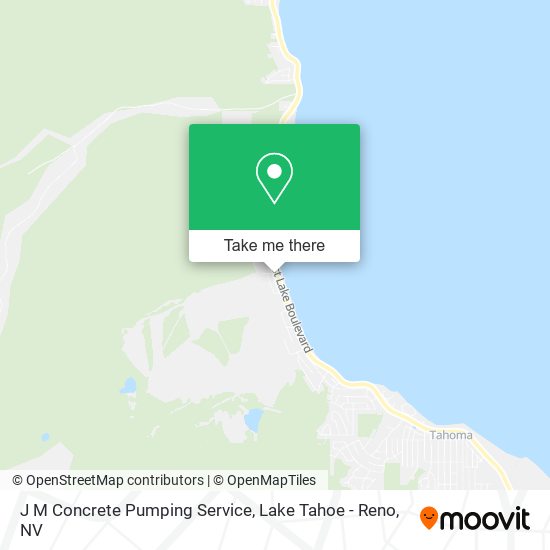 J M Concrete Pumping Service map