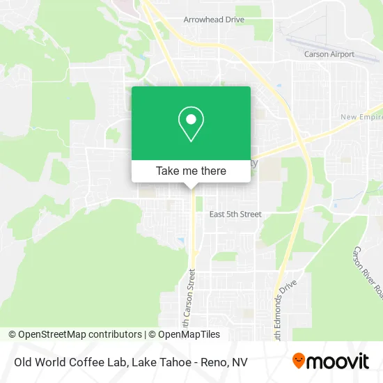 Mapa de Old World Coffee Lab