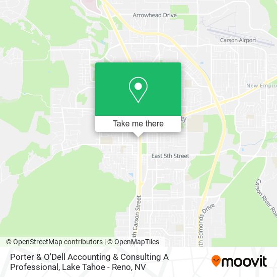 Porter & O'Dell Accounting & Consulting A Professional map