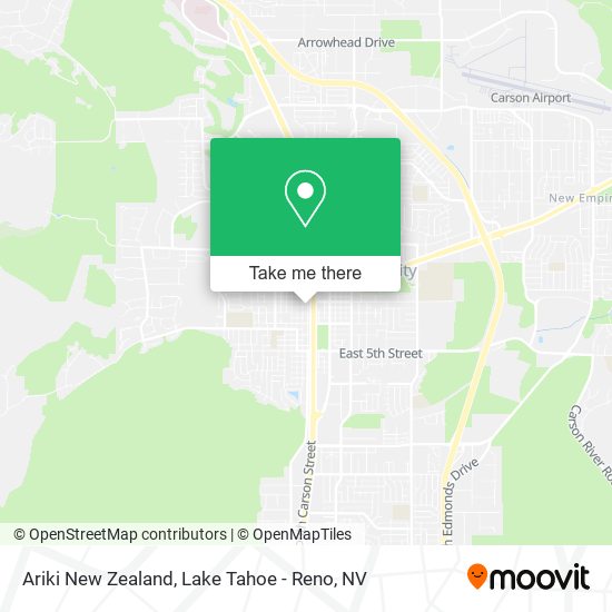 Ariki New Zealand map