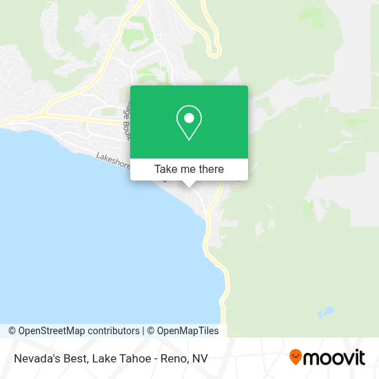 Nevada's Best map