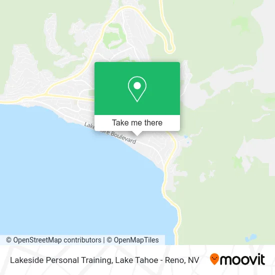 Lakeside Personal Training map