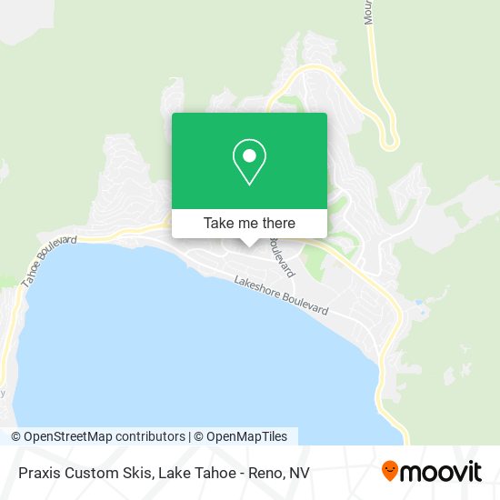 Praxis Custom Skis map
