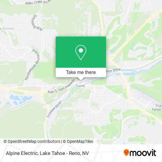 Alpine Electric map