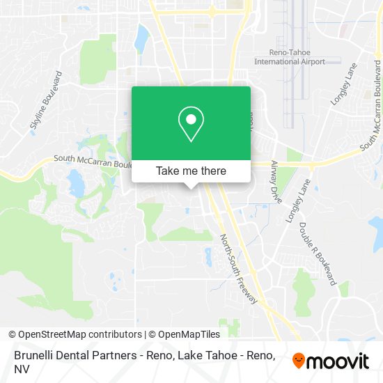 Brunelli Dental Partners - Reno map