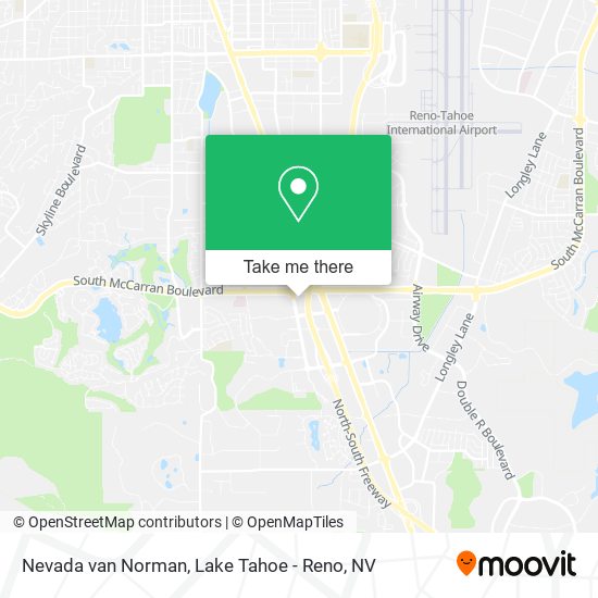 Mapa de Nevada van Norman