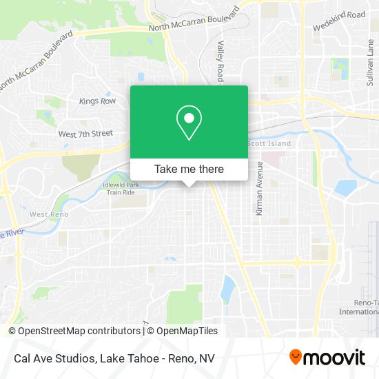 Cal Ave Studios map