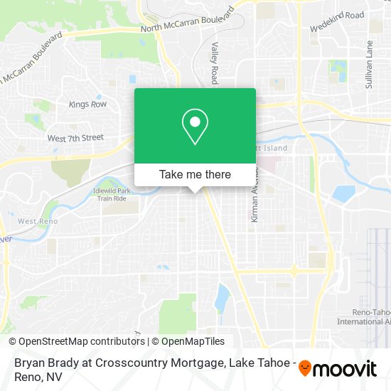 Bryan Brady at Crosscountry Mortgage map