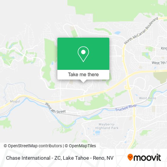 Chase International - ZC map