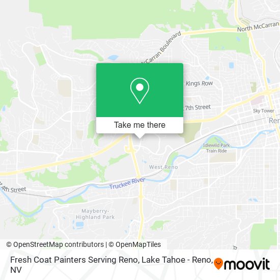 Mapa de Fresh Coat Painters Serving Reno