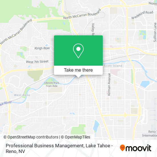 Professional Business Management map