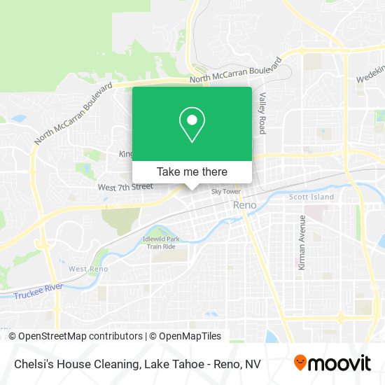 Chelsi's House Cleaning map
