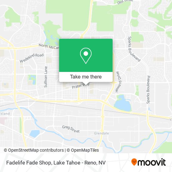 Mapa de Fadelife Fade Shop