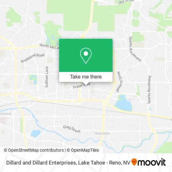Dillard and Dillard Enterprises map