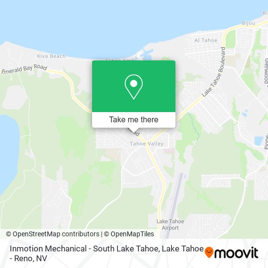 Mapa de Inmotion Mechanical - South Lake Tahoe