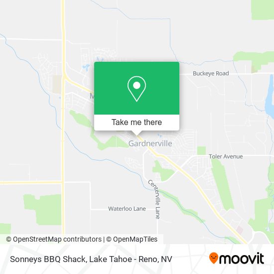Sonneys BBQ Shack map