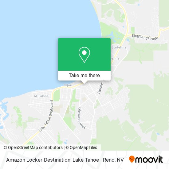 Amazon Locker-Destination map