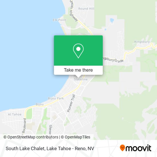 Mapa de South Lake Chalet