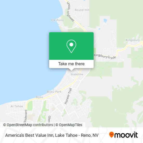 Mapa de America's Best Value Inn