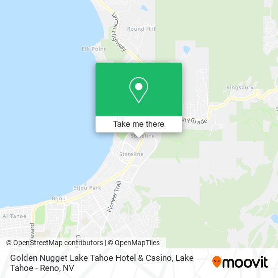 Mapa de Golden Nugget Lake Tahoe Hotel & Casino