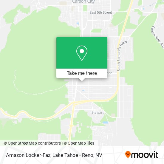 Amazon Locker-Faz map