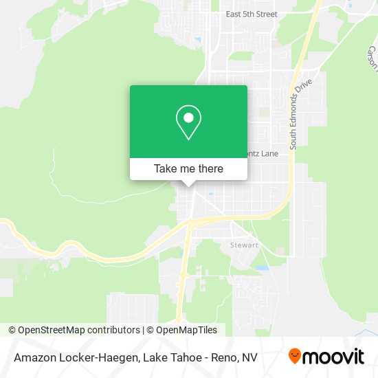 Amazon Locker-Haegen map