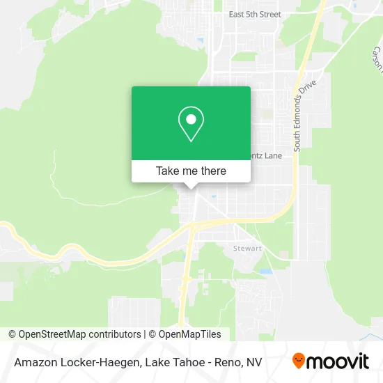 Amazon Locker-Haegen map