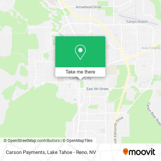 Carson Payments map